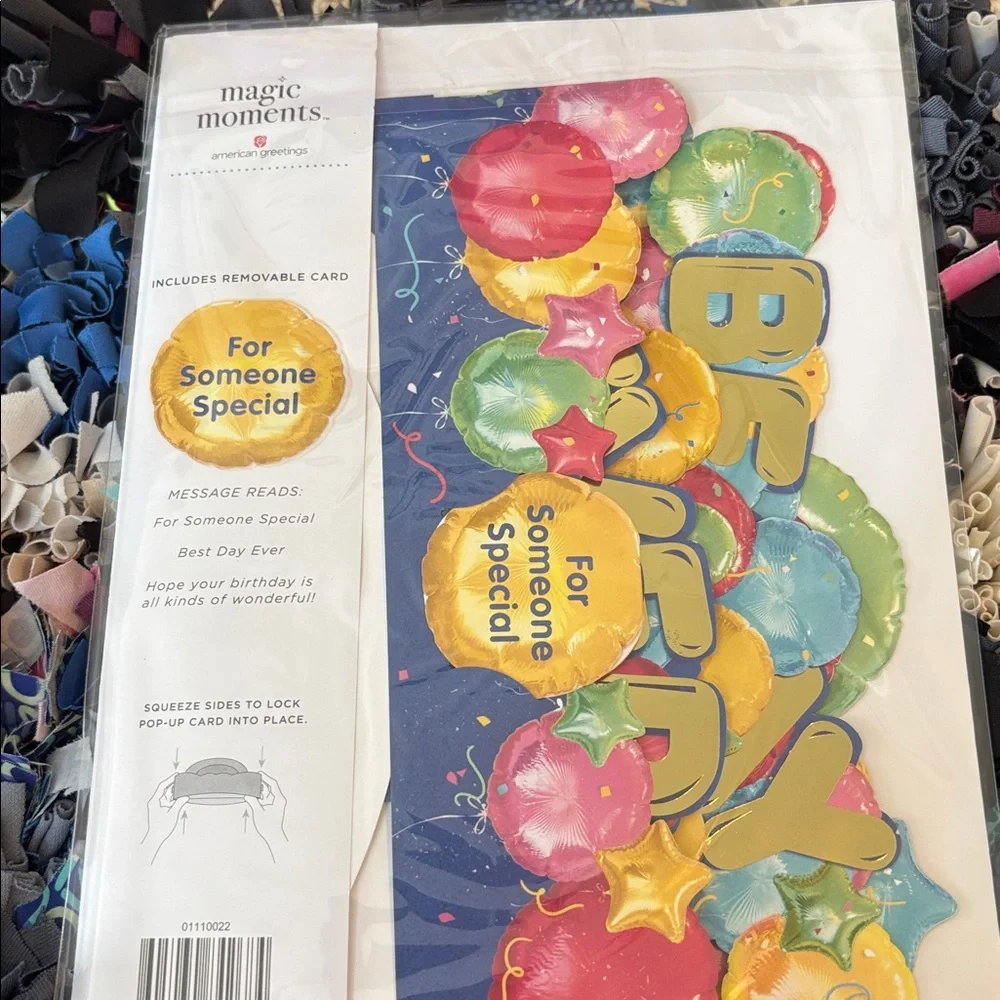 🆕American Greetings Magic Moments Displayable Pop Up Card With Envelope